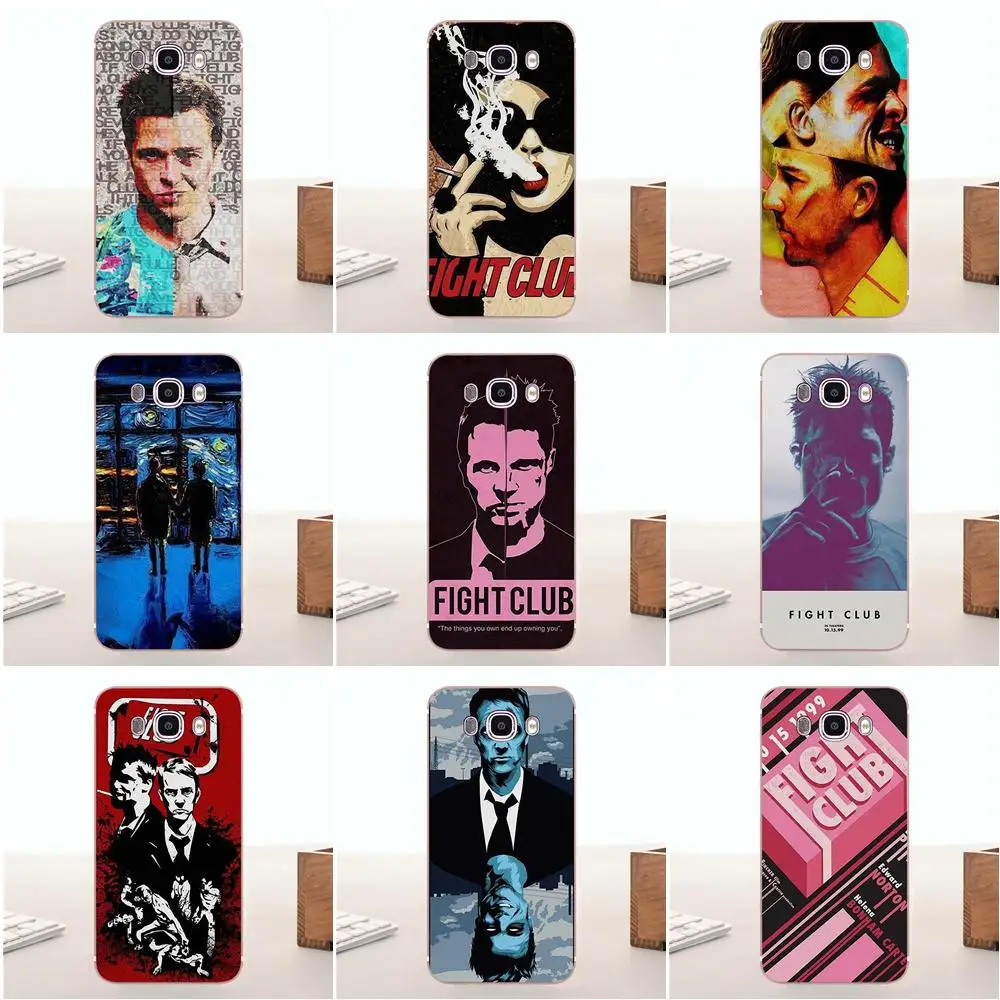 

Soft Mobile Phone For Xiaomi Redmi Mi Note 7 8 9 SE Pro Lite Go Play Fight Club Brad Pitt Stylish