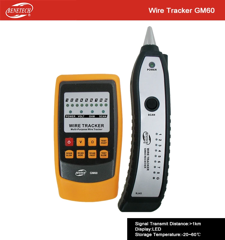 

New Wire Cable Tracker Tester with High Quality Tracker Tester