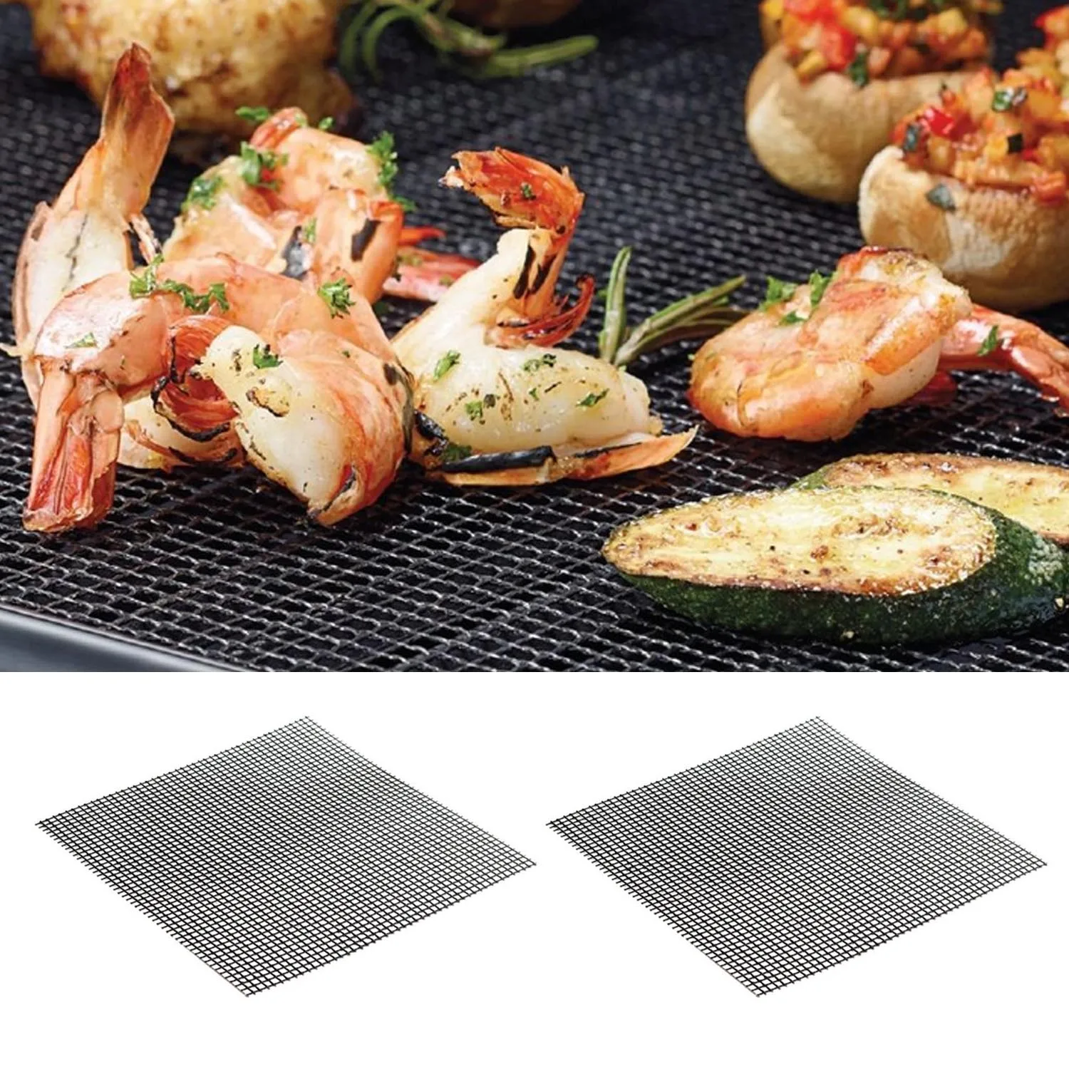 Buy Behogar 2 PCS 33 x 40cm Teflon Non Stick BBQ Grill