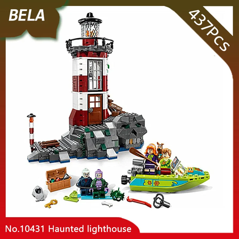 

Bela 10431 437pcs Scooby Doo Haunted lighthouse Model Building Blocks Bricks Toys Compatible with Legoings Scooby Doo 75903