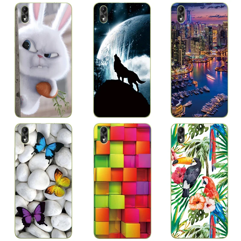 Cute Cartoon Animal Patterned Case For BQ BQ-5591 Jeans Silicone Soft For BQ 5591 BQ5591 Case Protector Shell Back Cover Fundas