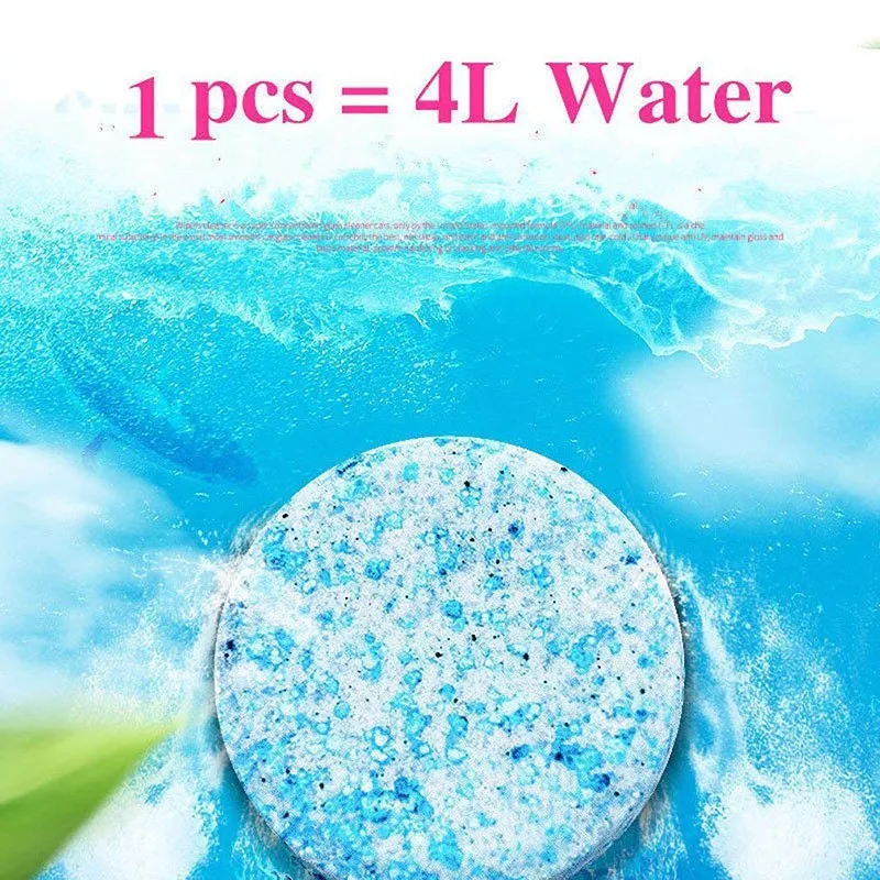 

Multifunctional Effervescent Spray Tablets Glass Water Solid Wiper Cleaner Cleaner Windscreen Cleaning Agent Pills Effervescent