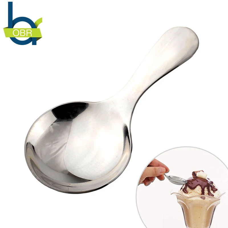 OBR Stainless Steel Ice cream Coffee Spoon Kids Spoons Short Handle