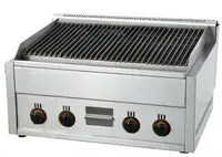 Counter Top Commercial Gas  Lava Rock Grill  Machine;Volcanic stone Grooved barbecue machine 1