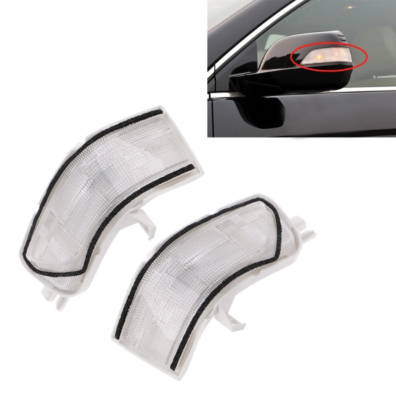 Left Is Cab Right is Co-pilot Rearview Mirror LED Turn Signal Light For Honda CRV 2007-2011 Crosstour 2011-2016 Car Amber Lamp