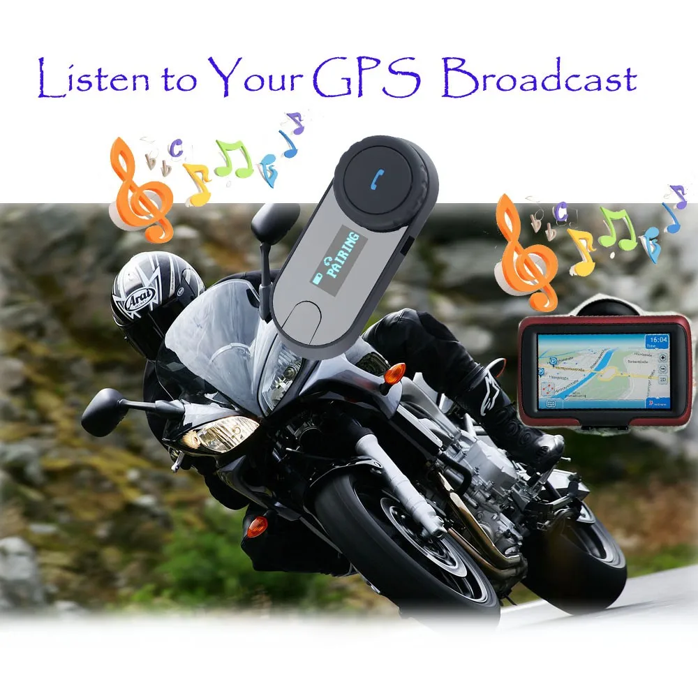 2 шт. ЖК экран + FM радио обновленная модель 2017 года Bluetooth для мотоциклетного шлема