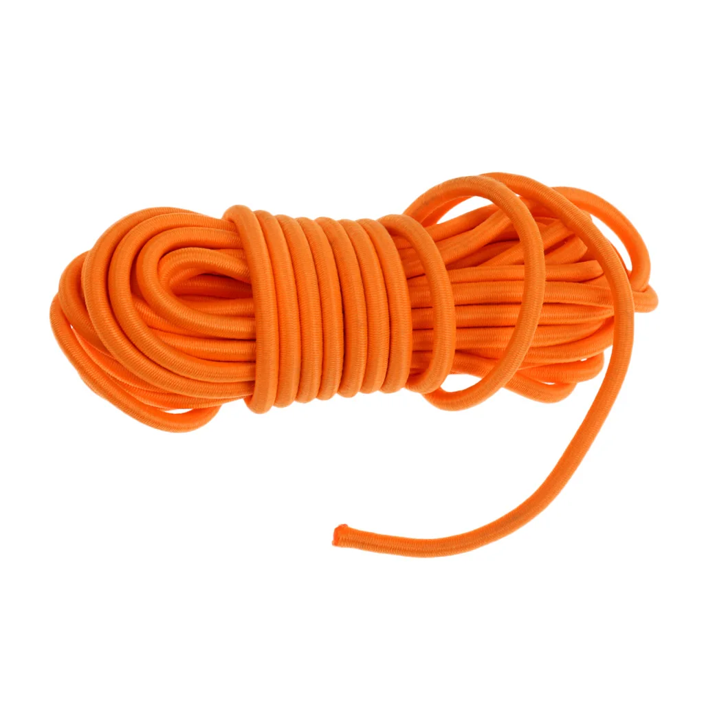 Multicolor 4mm Bungee Cord Marine Grade Heavy Duty Shock Rope Tie Down Stretch 10 M Marine Boat Kayak Rope for Water Sports