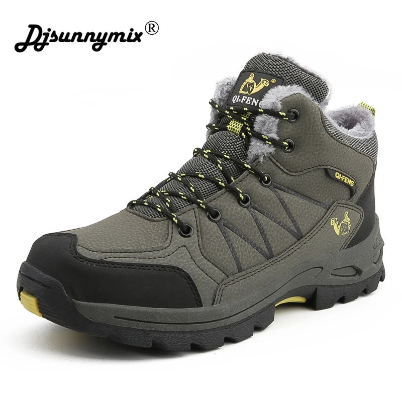 

New Hot Style Men Hiking Shoes Winter Outdoor Walking Jogging Shoes Mountain Sport Boots Climbing Sneakers big size 36-47