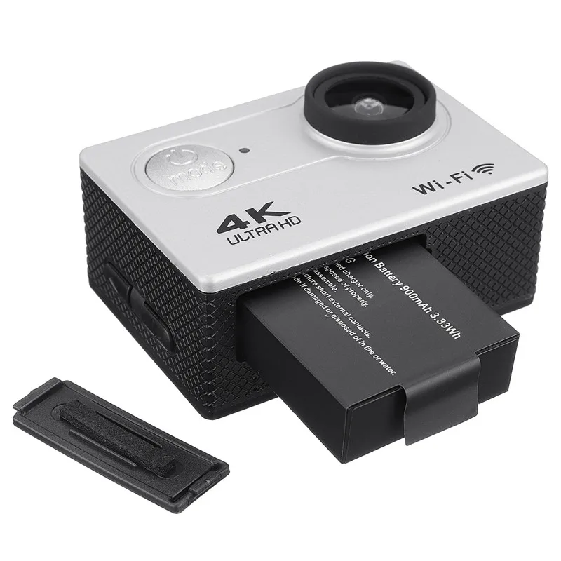 Водонепроницаемая Экшн-камера 4K 1080P 2,0 lcd HD экран WiFi 30M 170D DVR Cam подводная видеокамера для занятий спортом