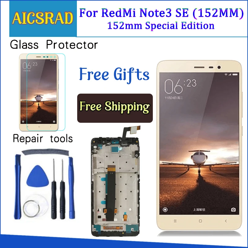 Продажа Для Xiaomi Redmi Note 3 Pro SE ЖК дисплей кодирующий преобразователь сенсорного экрана в сборе для Redmi Note3 Prime специальное издание глобальная версия