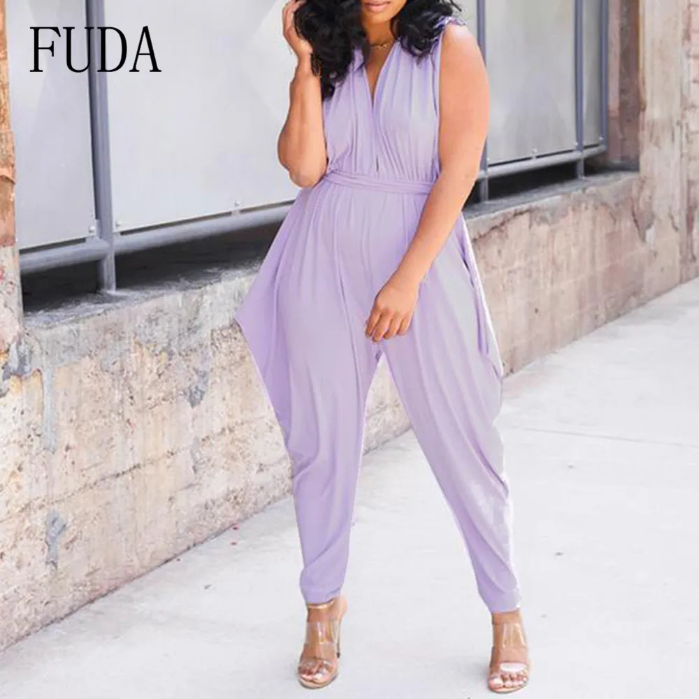 HUTI Elegant Cone Pants Jumpsuits Summer Hollow Out Sleeveless Bodysuits Casual High Street Go Out Playsuits Macacao Feminino