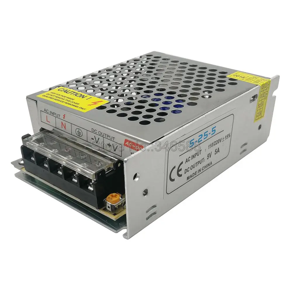 5V Regulated Switching Power Supply 5A 10A 20A 30A 40A 60A AC110V / 220V to DC5V Power Supply Unit 5 Volt Power Driver-1