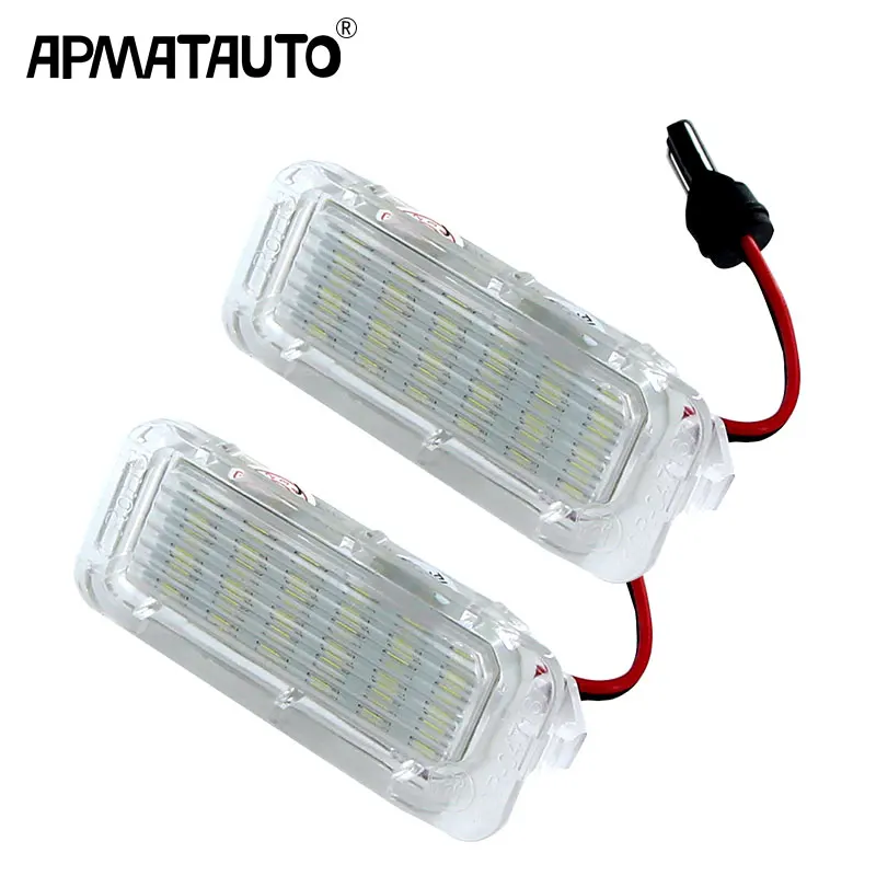 2pcs белый Canbus 12v Светодиодный светильник номерного знака для фокуса 5D/Fiesta/Mondeo MK4/C-Max MK2/S-Max/Kuga/Galaxy