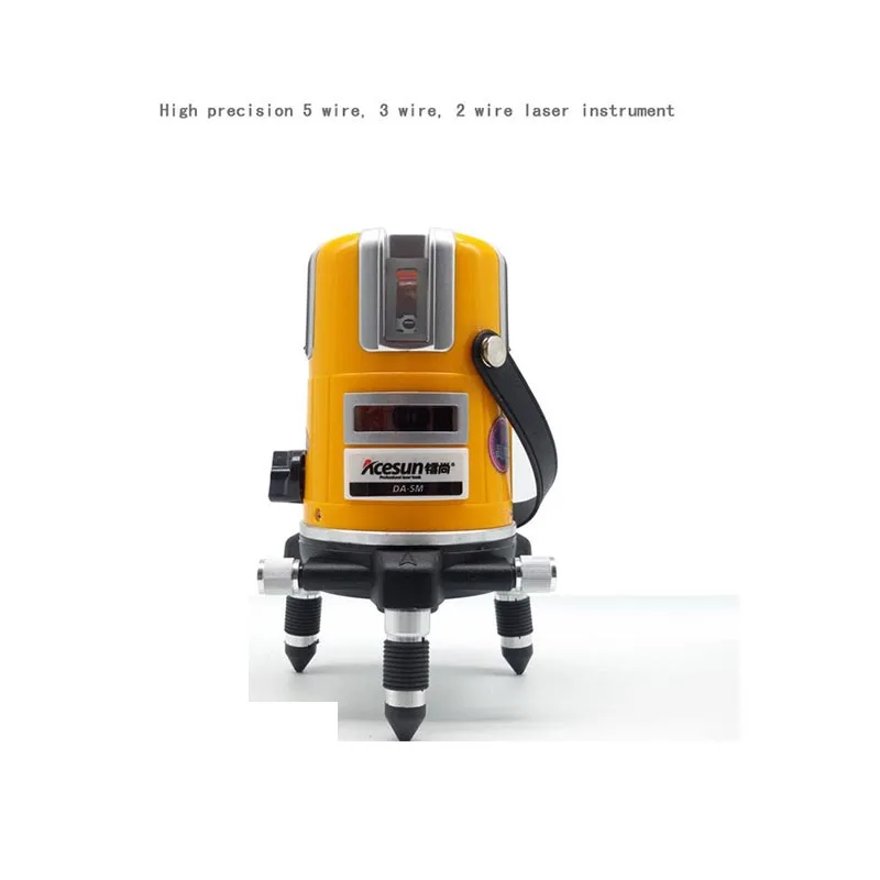

High precision 5 times 5 wire 3 wire 2 wire bright lithium battery charging laser level infrared ray laying instrument