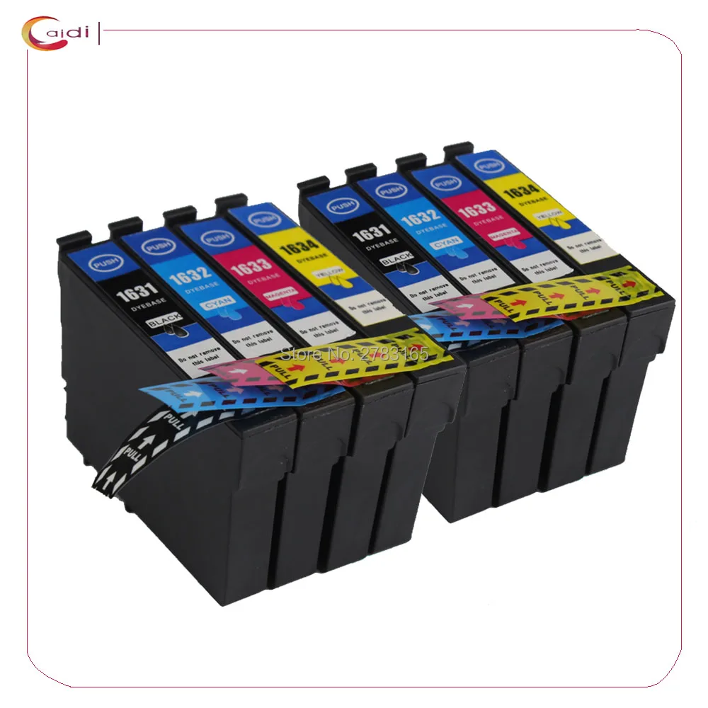 8Pack T16XL ink cartridge for epson Workforce WF 2010W WF 2510WF WF