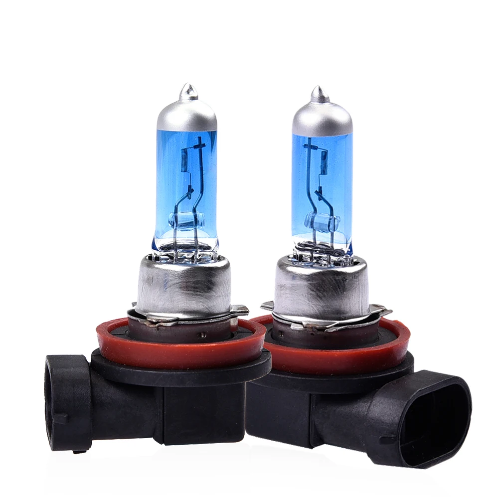 2pcs H8 12V 35W 6000K Halogen Bulb H8 Car Headlight Lamp External