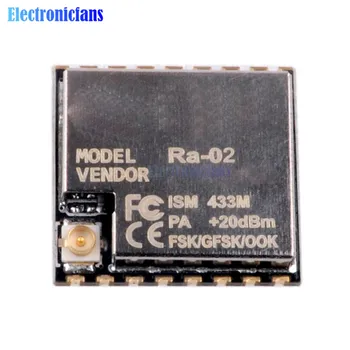 

Ra-02 LoRa SX1278 433MHz 10KM Wireless Spread Spectrum Transmission Module IPEX Socket DIY Kit For SPI GPIO Interface diymore