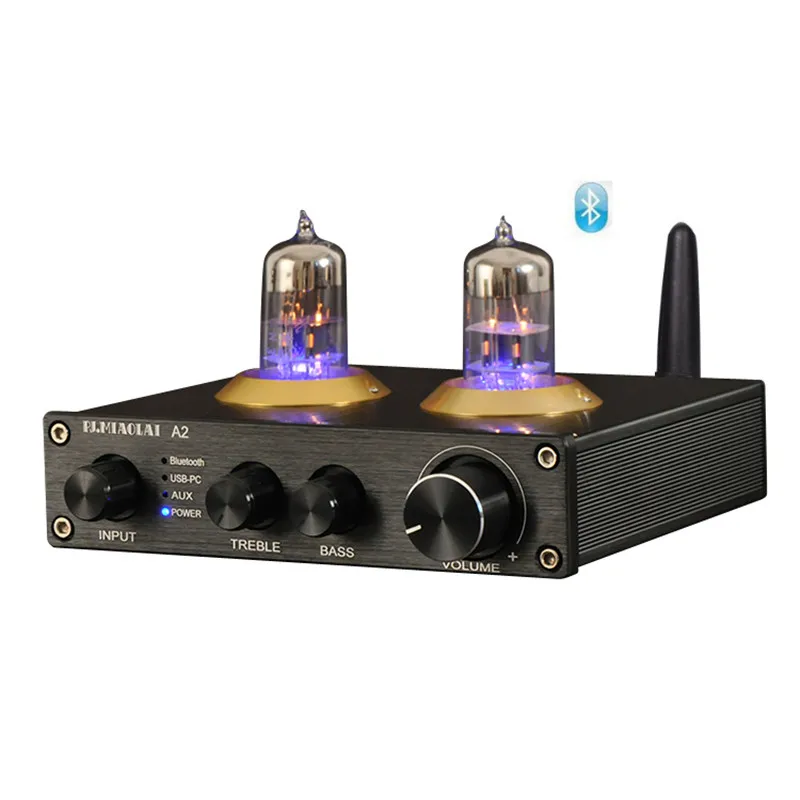 A2 DC12V DIY усилитель звука BTM303 QCC3003 Bluetooth 5 0 6N3 ламповый Предварительный с