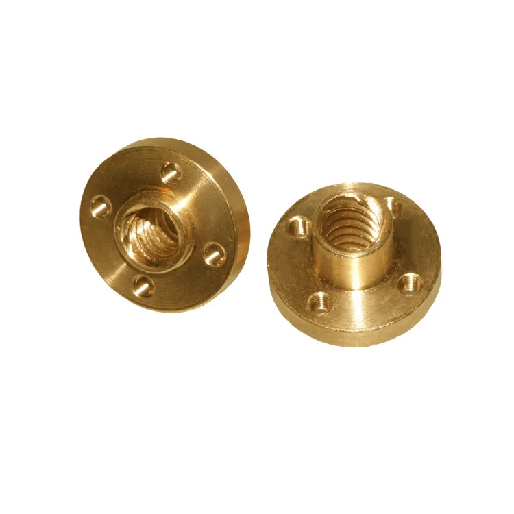 T8   8mm T Type Lead Screw Nut Brass Nut For CNC Parts for 3D printer Z Axis (22)