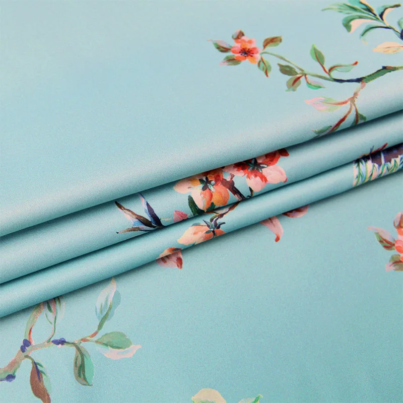 Затемненные шторы в китайском стиле с градиентом в виде птиц для гостиной с зелеными бабочками и цветами, драпировка для спальни, пасторальная панель