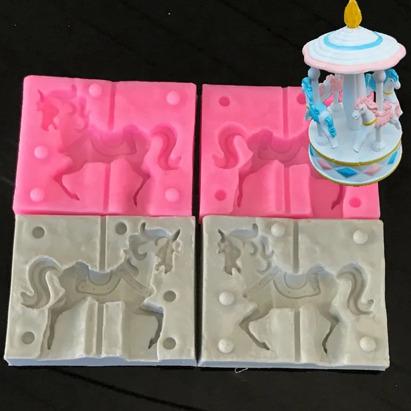 

Cute Unicorn Shaped Soap Mold Handmade Cake Candle Mold 3D Unicorn Silicone Mold Animal shape Soap Mold DIY Gifts