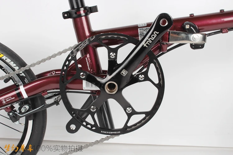 Flash Deal Ultra-light 9-speed chrome-molybdenum steel folding bike High quality Cost-effective bicycle Retro travel driving leisure BMX 25