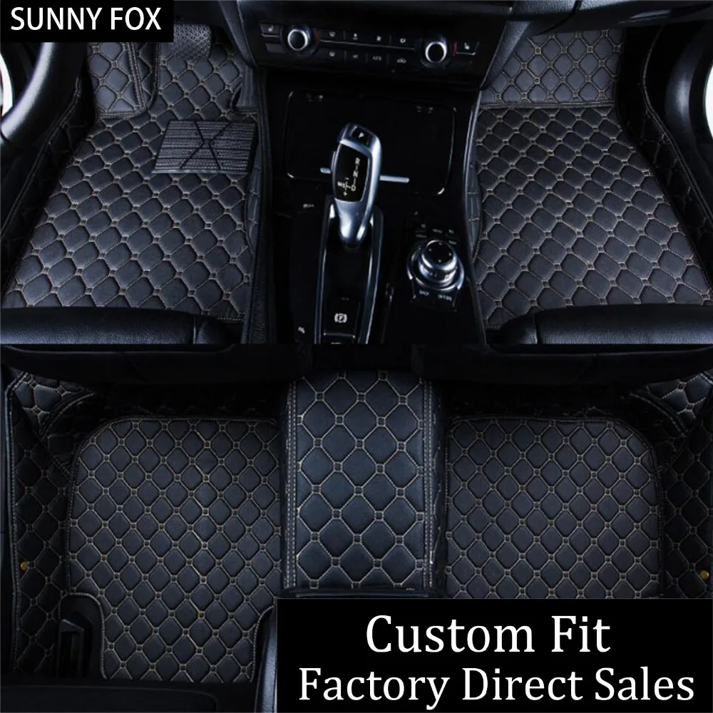 

SUNNY FOX Car floor mats for BMW 5 series E39 E60 E61 F10 F11 F07 GT 520i 525i 528i 530i 535i 530d 5D carpet liners(1996-now)