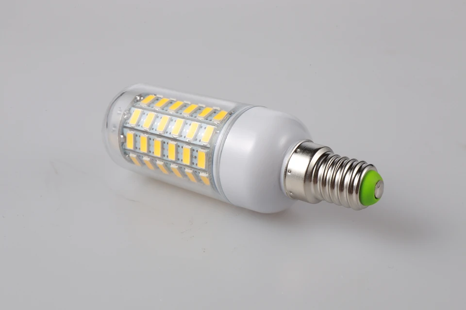 LARZI E27 светодиодный светильник E14 светодиодный лампы SMD5730 220V лампы кукурузы 24 36 48 56 69 72 светодиодный s люстры лампы в форме свечи светодиодный светильник для украшения дома