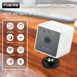 FUERS 960 P HD Встроенная батарея наблюдения WiFi ip-камера движения PIR ночного видения беспроводное радиоустройство Мини CCTV камера безопасности