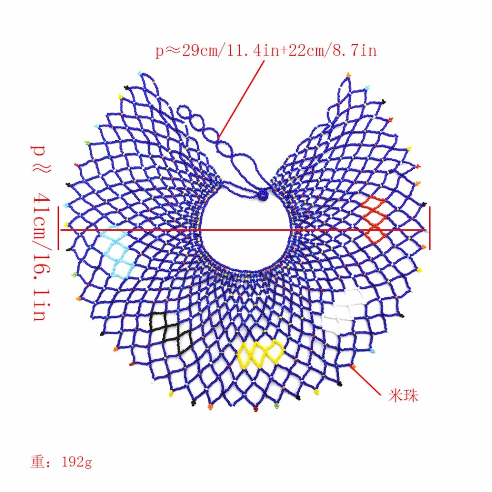 Африканская Смола бисером короткая цепочка чокер воротник египетское заявление ожерелье Бохо этнические большие ожерелья для женщин kolye ювелирные изделия