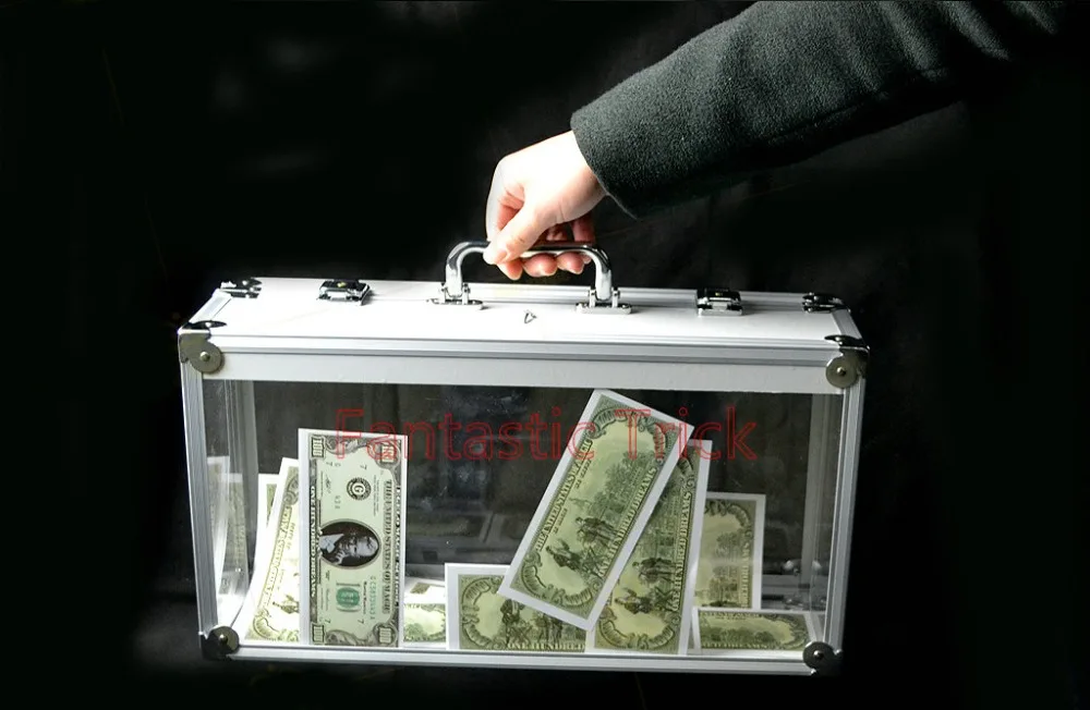 Crystal Money Carrying Case Magic Tricks Magic Tricks AliExpress