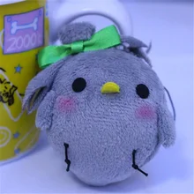 1 шт. 8 см Love Live Kotori Minami плюшевая подвеска маленькая милая серая птица Мягкая Плюшевая Кукла