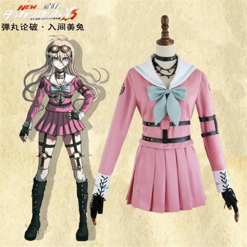 Danganronpa V3: Killing Harmony Iruma Miu Rabbit Cosplay Costume Halloween Christmas Danganronpa V3: Killing Harmony Iruma Miu Rabbit Cosplay Costume Halloween Christmas
