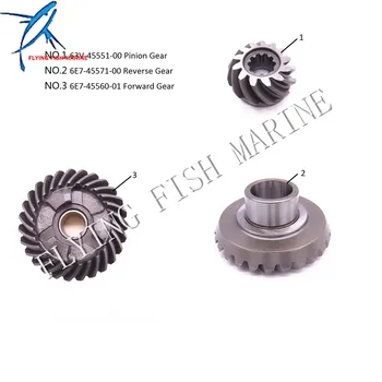 

Boat Motor 63V-45551-00 Pinion & 6E7-45571-00 Reverse & 6E7-45560-01 Forward Gear for Yamaha F15 9.9FM 15FM Outboard Engine