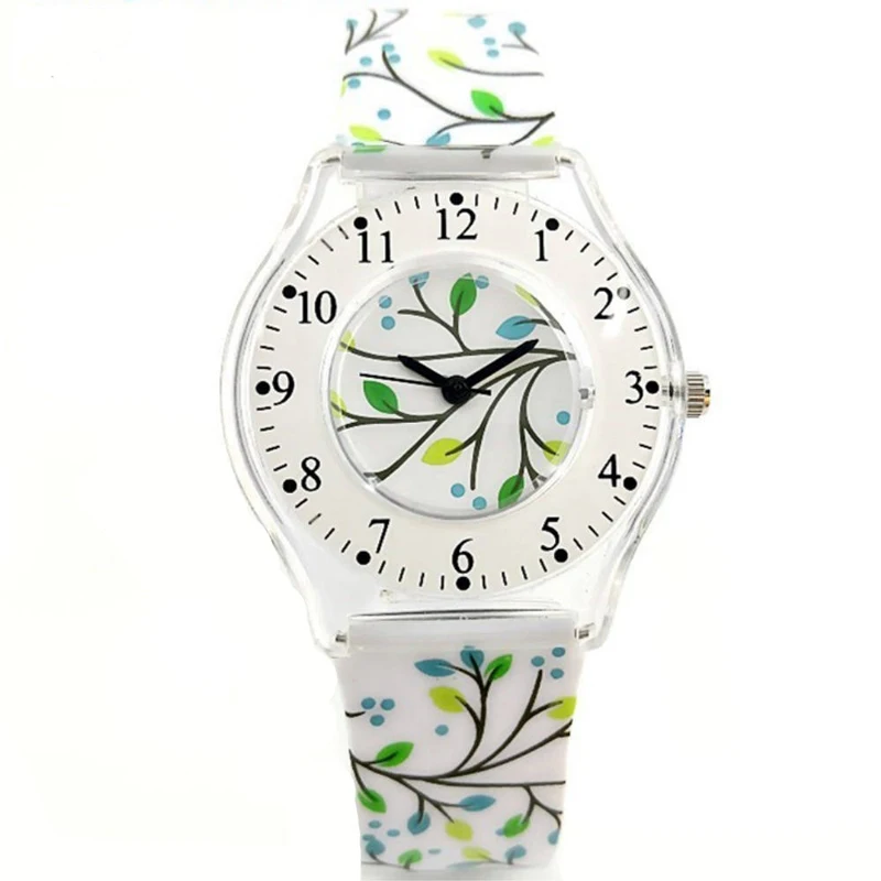 

Willis Leisure Brand Quartz Women Waterproof Round Dial Silicone Wristwatch Silicone Fashion Casual Ultra thin Band Watches