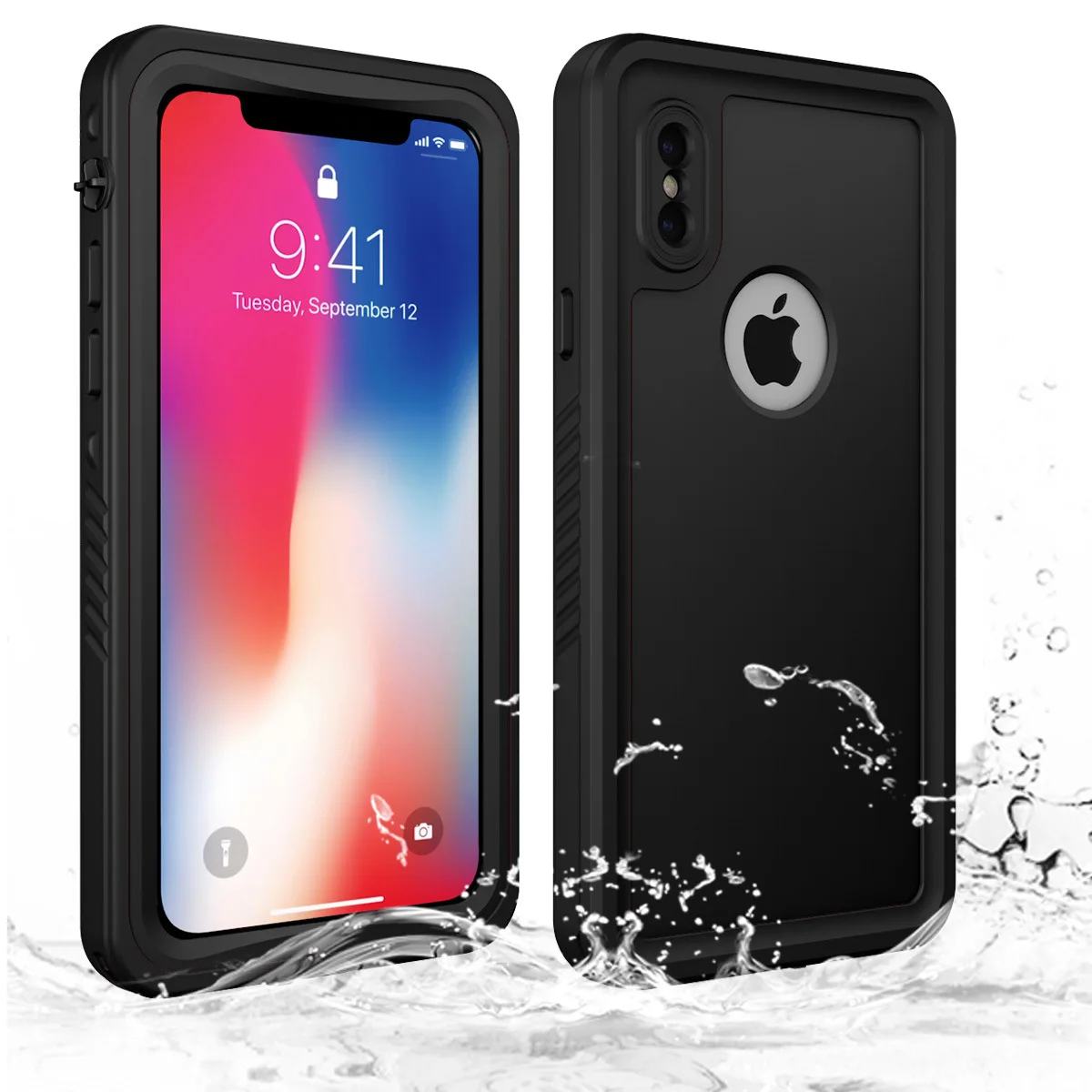 100% Waterproof Case Cover for iPhone X Outdoor Swiming