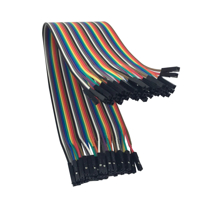 Raspberry pi Gpio Cabo Dupont Cabo 40 Peças Lote 20 30 Centímetros Female to Female Jumper Fio Dupont Cabo para Raspberry pi 3b + - Imagem 3