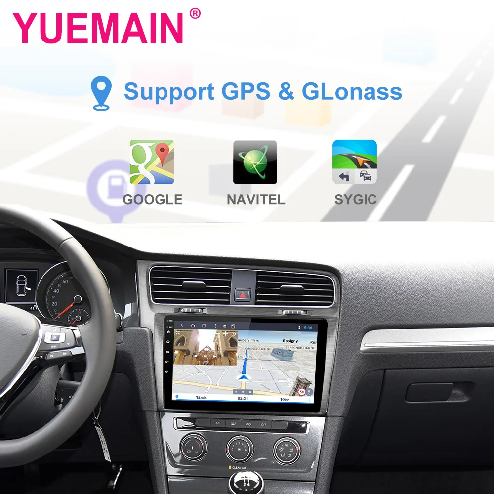 YUEMAIN Car Radio Multimedia Player For VW/Volkswagen/Golf 7 2Din Android 8.1 Autoradio GPS Navigation OBD DVR WIFI Rear Camera YUEMAIN Car Radio Multimedia Player For VW/Volkswagen/Golf 7 2Din Android 8.1 Autoradio GPS Navigation OBD DVR WIFI Rear Camera