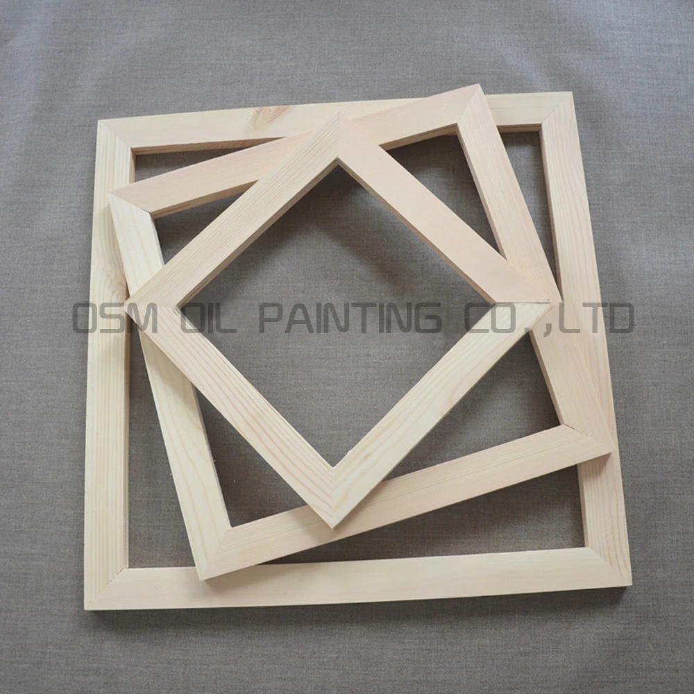 

Free Shipping by Express High Quality Pine Wooden Frame for Canvas Painting DIY Stretch Inner Frame Bar for Oil Painting