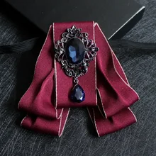 Мужская Женская Свадебная вечеринка воротник рубашка лента галстук-бабочка эластичная лента широкий галстук сплав горный хрусталь кристалл галстуки-бабочки аксессуары