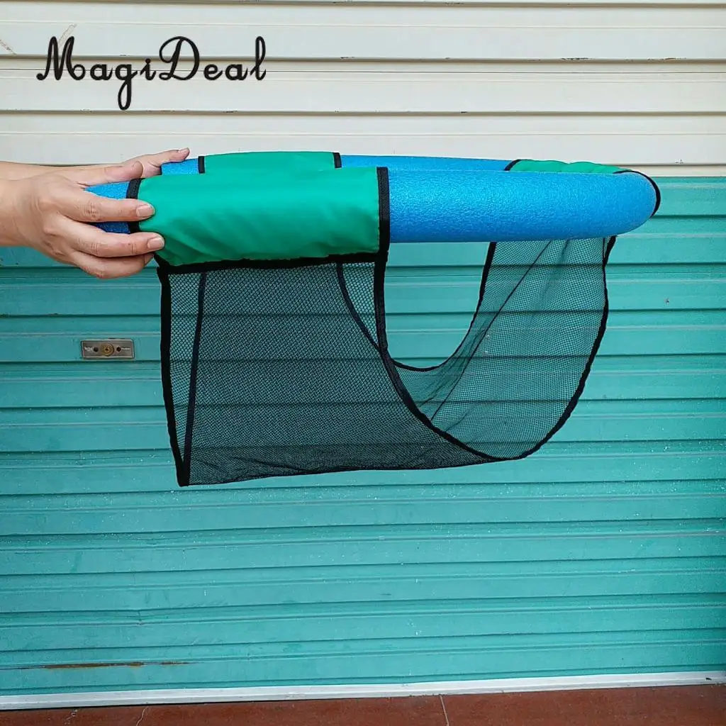 Portable Swimming Mattress Floating Chair Swimming Pool Seats Mesh Chair Net For Adults Child Swimming Pool Bed Seat DIY