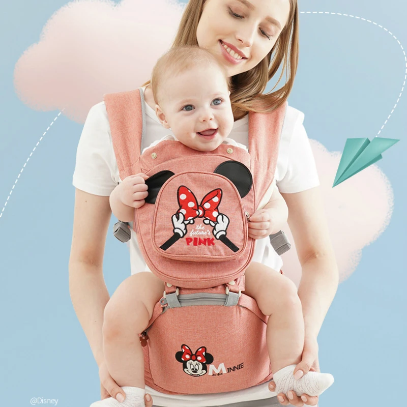 Disney Baby Carrier дышащий рюкзак-переноска для Детей Удобный слинг рюкзак сумка намотка переноска