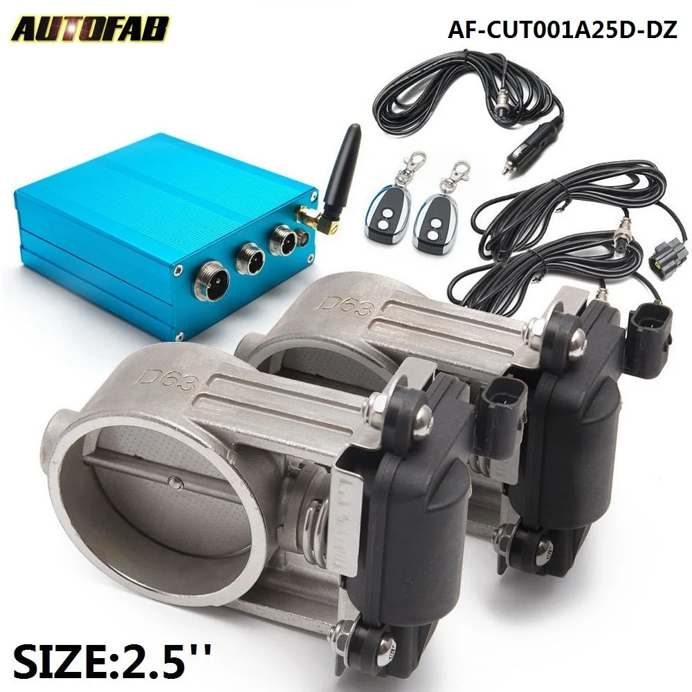 US $97.60 Electric Exhaust Valve Controller Kit With Valve Fit For 2225252753Adjustable Dual Catback Downpipe AfCut001a25dDz
