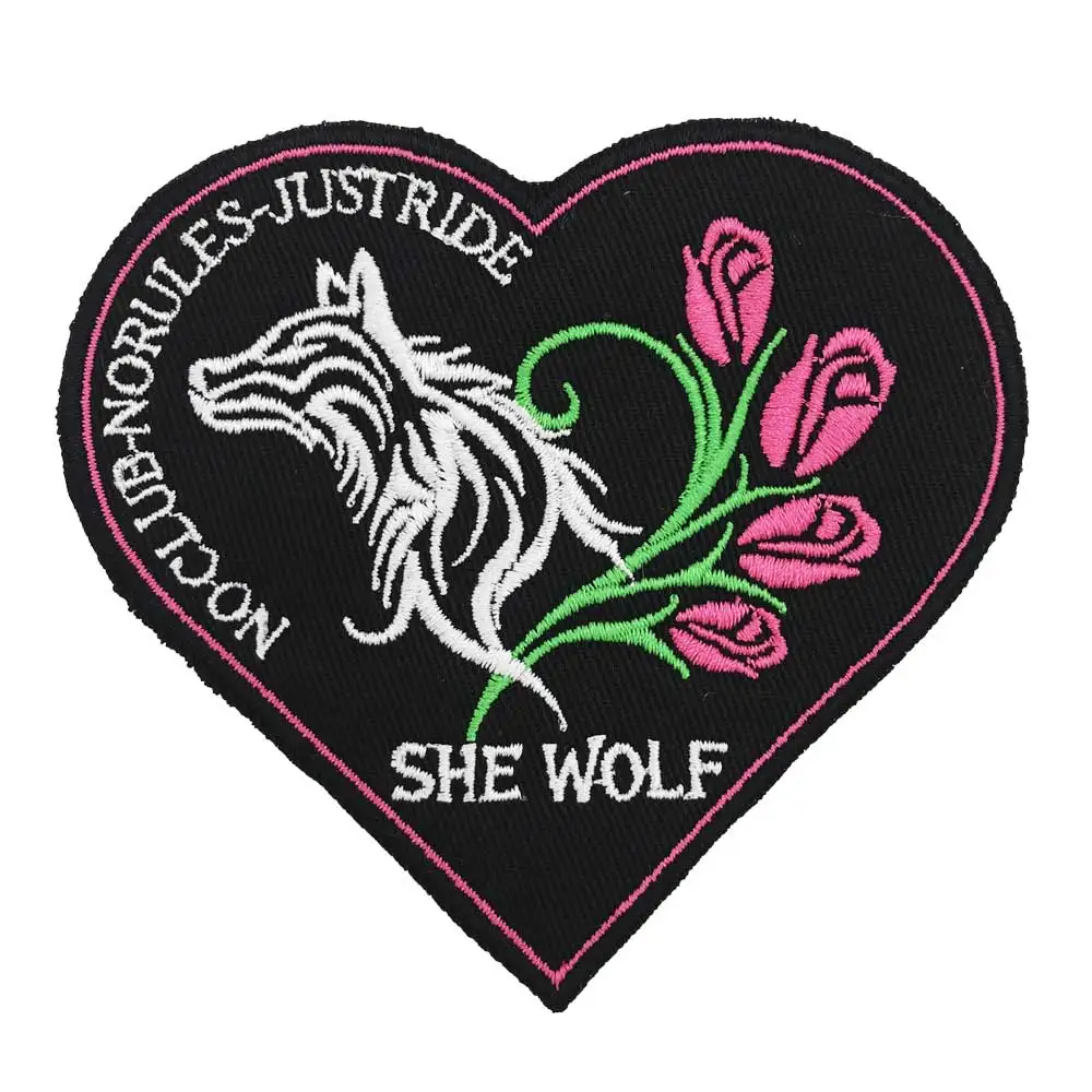 Женские байкерские нашивки с вышивкой NO CLUB RULES JUST RIDE|Заплатки| |