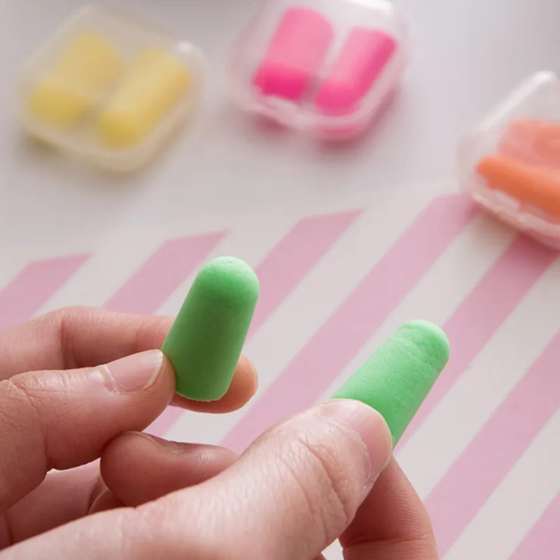 Soft Foam Anti-noise Ear Plugs Ear Protector Plugs Anti Sound Noise Protection for Travel Sleeping Noise Reduction Soft Foam Anti-noise Ear Plugs Ear Protector Plugs Anti Sound Noise Protection for Travel Sleeping Noise Reduction