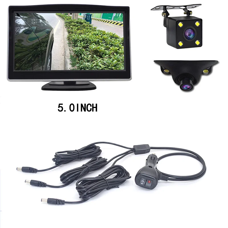 QXNY Mini HD камера ночного видения для автомобиля левая и правая сторона с 2 ИК