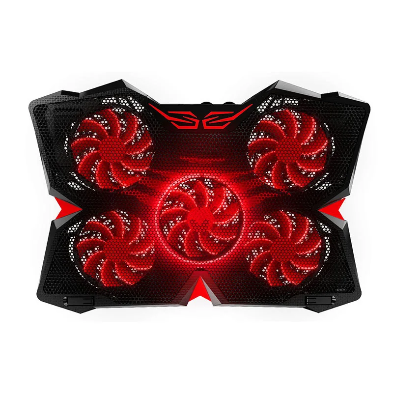 

Laptop PC Heatsink Cooling Pad Quite Fans Rapid Cooler Gaming Low Noise Anti-slip SD998