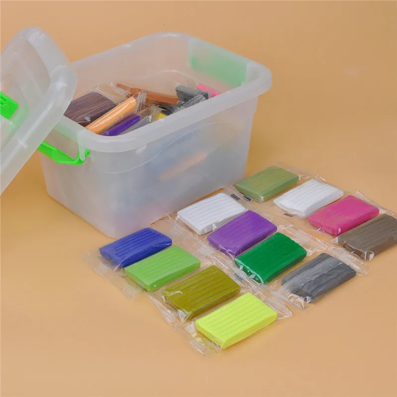 50 цветов DIY полимерная глина для изготовления игрушек с керамическими инструментами обучающая игрушка цветной пластиковый полимерный креативный подарок на день рождения