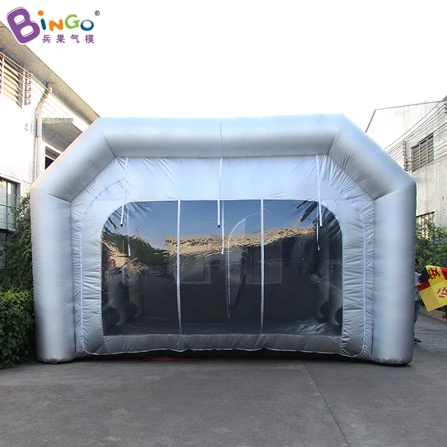 30X19X12 feets High Quality Car Cover Inflatable Car Maintenance Stall Inflatable Spray Paint Booth