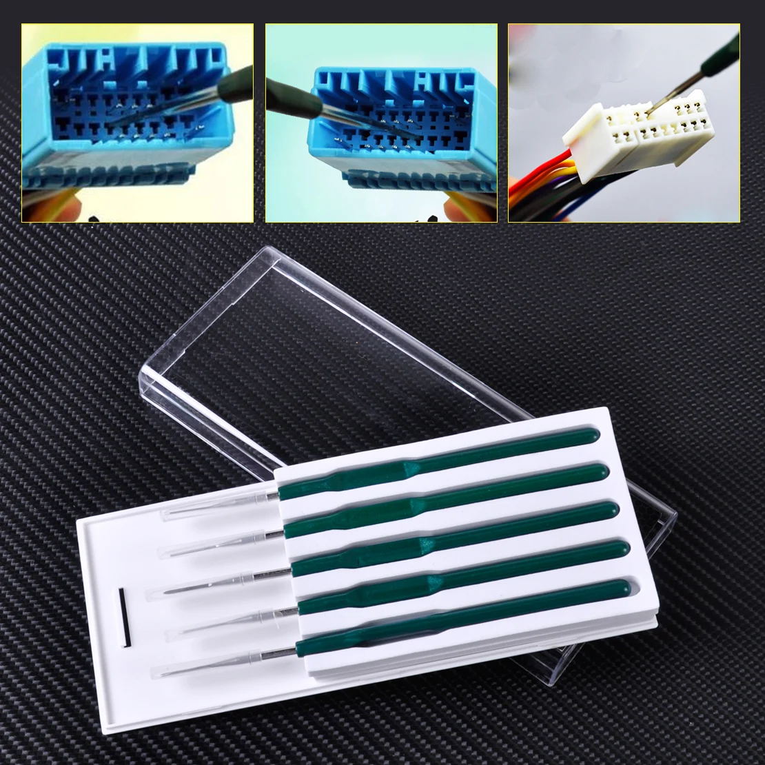 Prix pour DIY 5 pcs De Voiture Câble Fil Terminal Socket Plug Pin Retrait Démonter Outil pour Ford Focus BMW F10 Benz Toyota RAV4 VW Golf Audi A4 Prix pour DIY 5 pcs De Voiture Câble Fil Terminal Socket Plug Pin Retrait Démonter Outil pour Ford Focus BMW F10 Benz Toyota RAV4 VW Golf Audi A4
